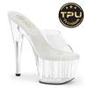 Pleaser - ADORE701PREM Sandalen - Weiß/Transparent Product image